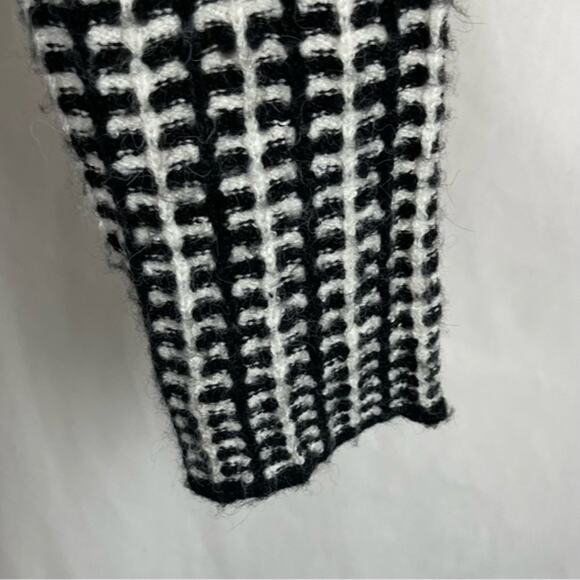 Rachel Zoe Black White Double Breasted Academia Sweater Jacket NWT Size XS - Picture 5 of 13